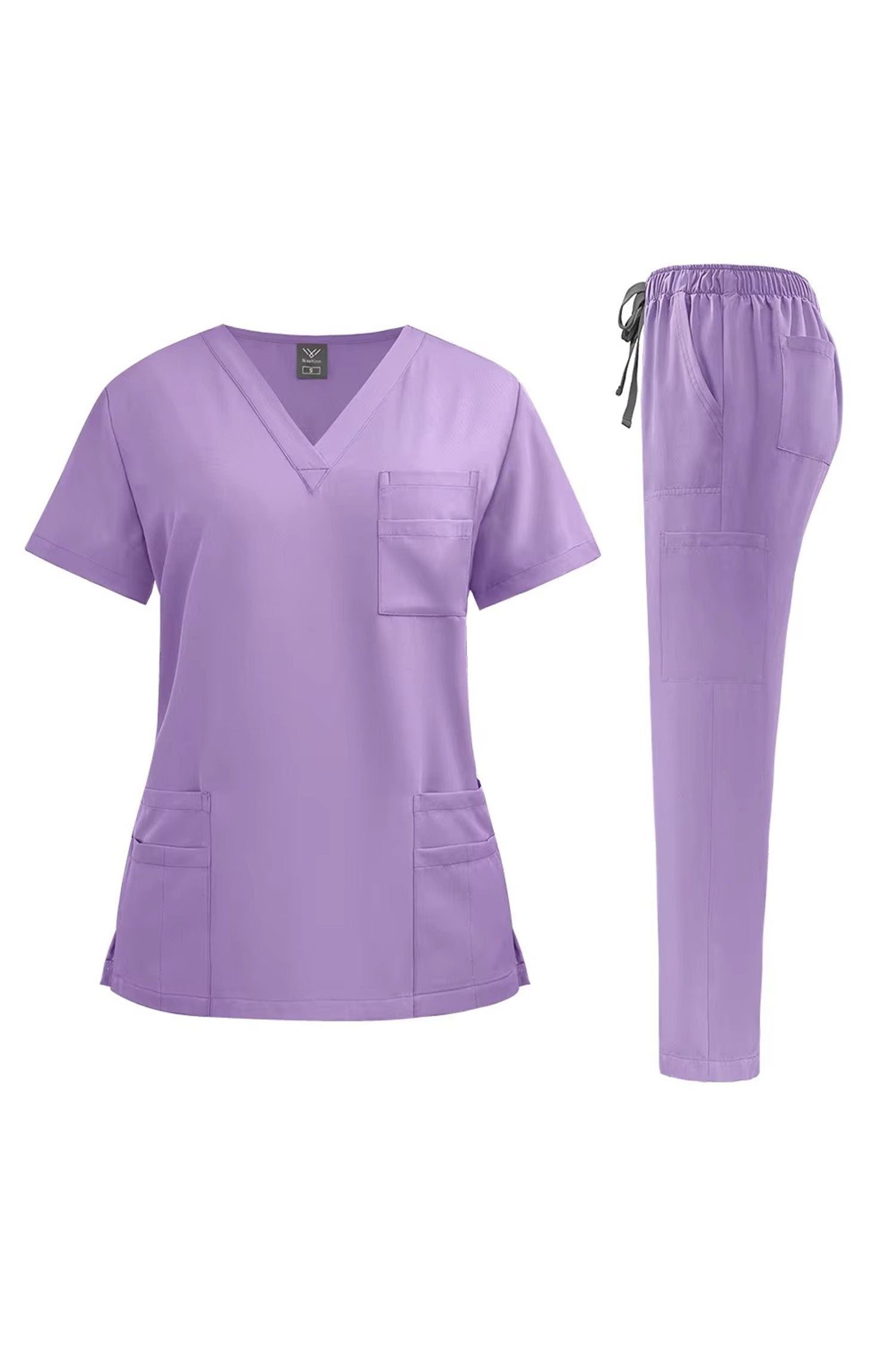 Women's 6-Pocket V-Neck Scrub
