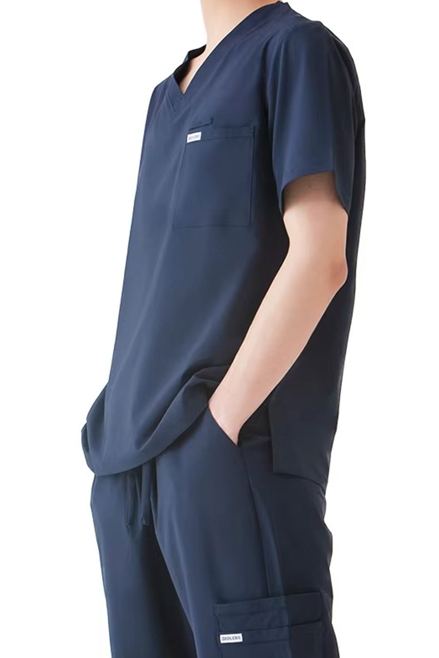 Men's 3-Pocket V-Neck Scrub