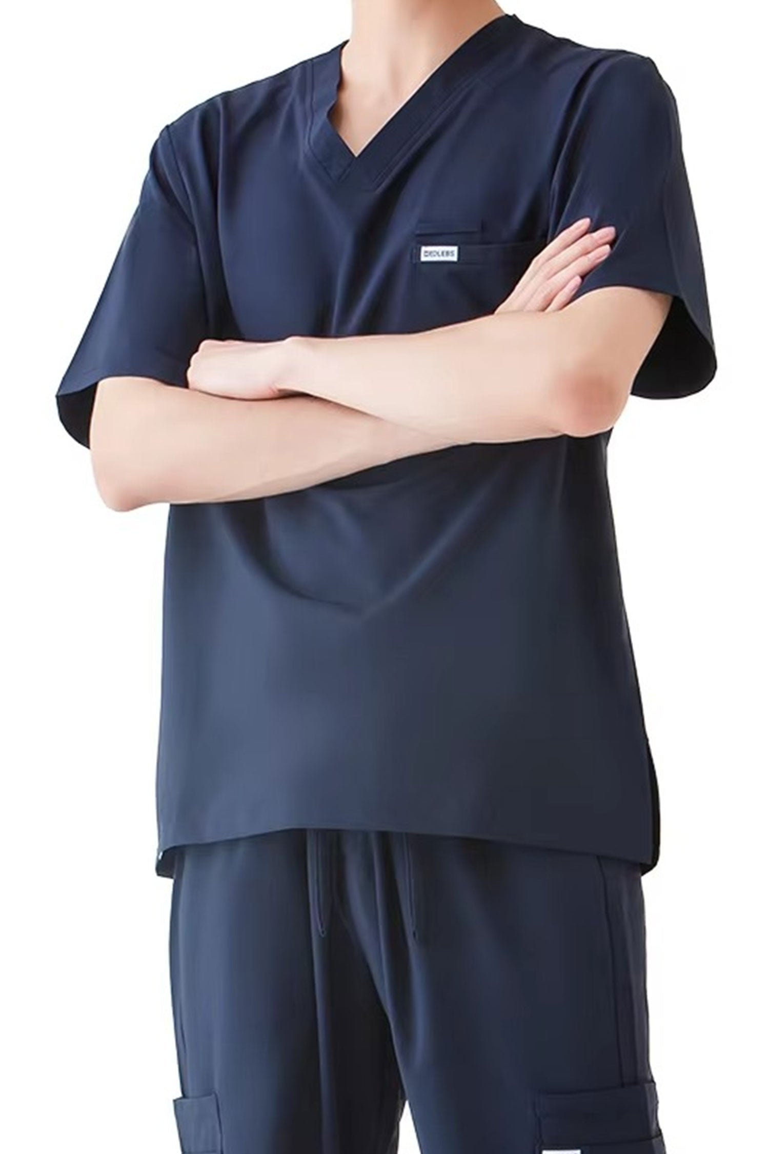 Men's 3-Pocket V-Neck Scrub