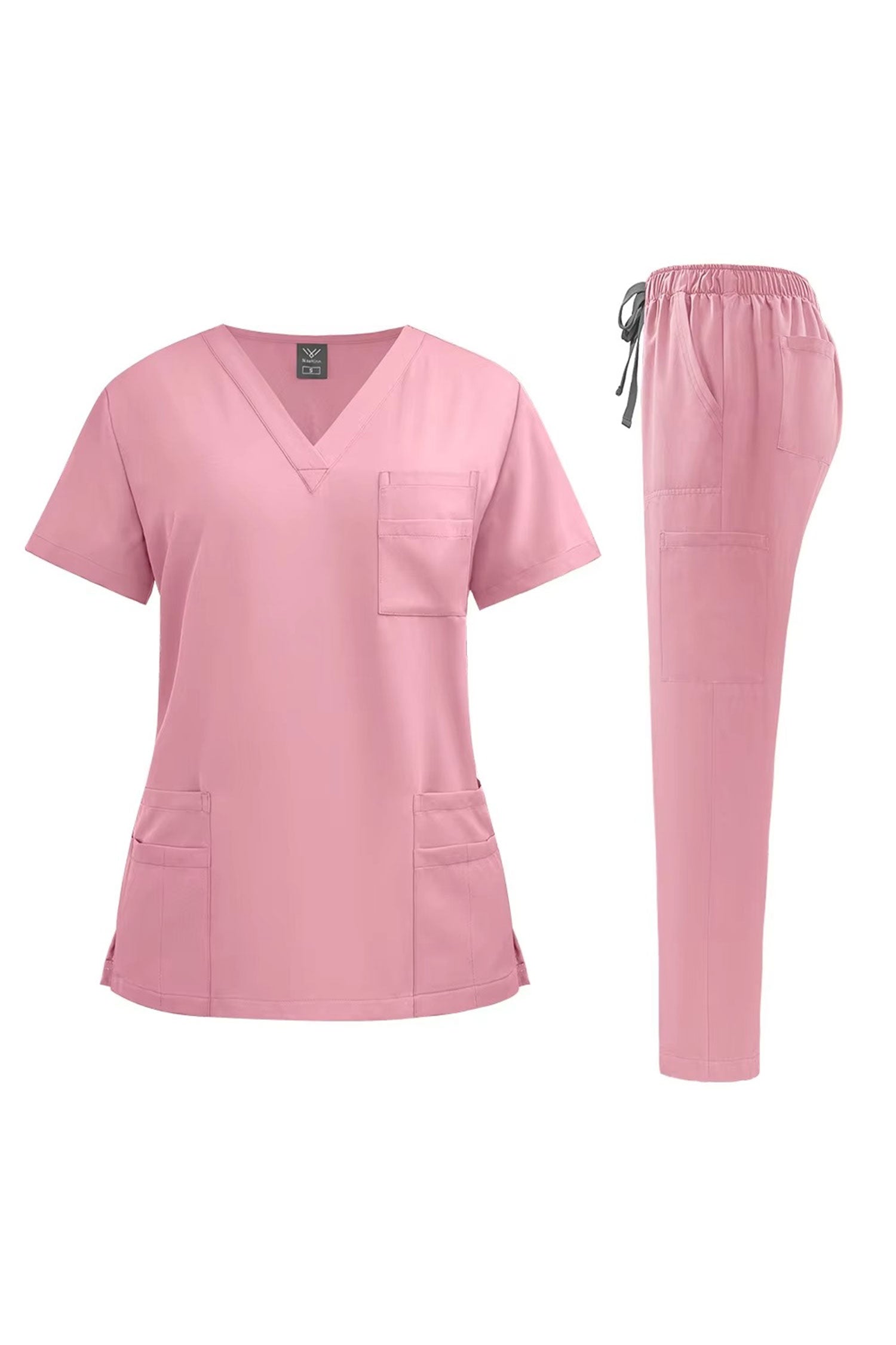 Women's 6-Pocket V-Neck Scrub