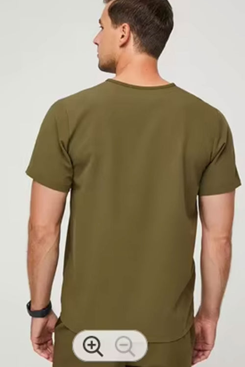 Men's 3-Pocket V-Neck Scrub