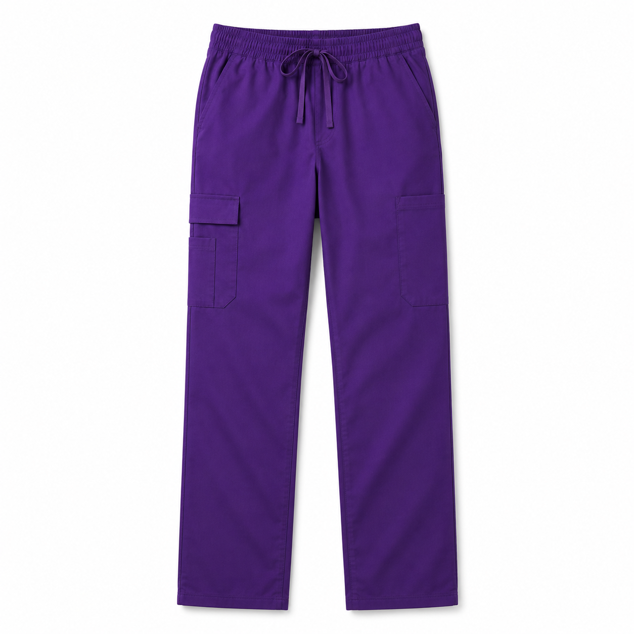 Medsiwear Elite Women's Medical Scrub Set – Royal Purple Premium Stretch Scrubs for Doctors & Nurses